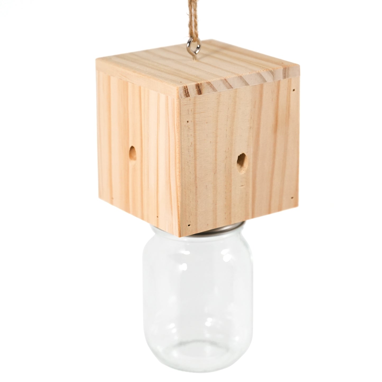 Wood Carpenter Bee Trap for Outside - Best Bee Trap - Wood Boring Bee Trap- Nature Chalet Style Carpenter Bee Traps Outdoor Hanging - Insect Traps Removes Carpenter bee