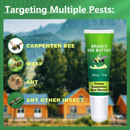 Suitable for carpenter bees and wasps ground nesting, ants, indoor and outdoor carpentry bee killer yellow jacket killer bee butter for insects