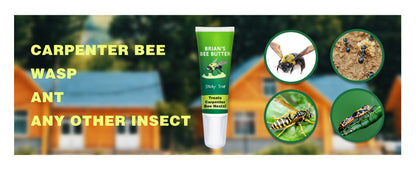 Suitable for carpenter bees and wasps ground nesting, ants, indoor and outdoor carpentry bee killer yellow jacket killer bee butter for insects